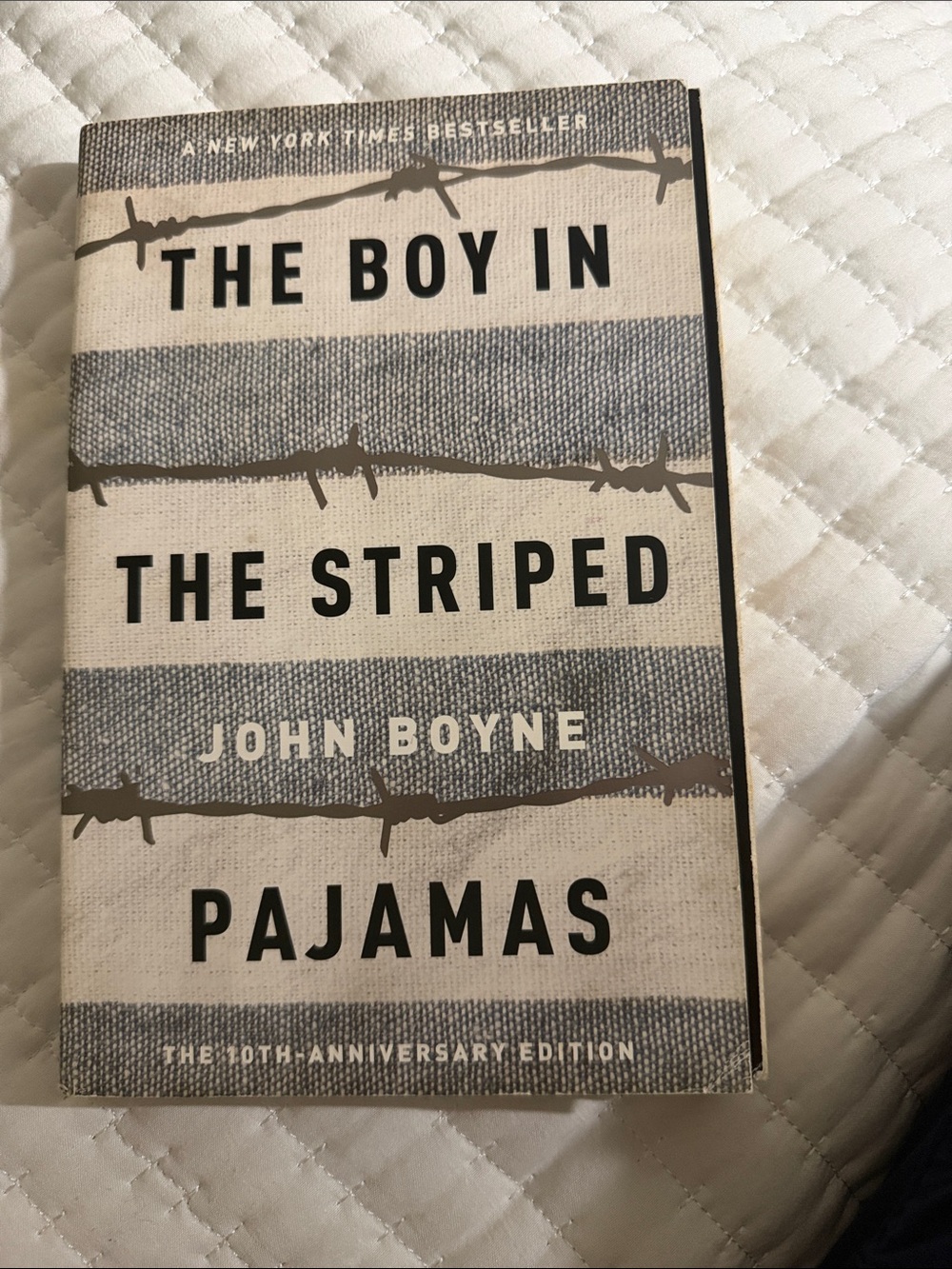 The Boy in the Striped Pajamas by John Boyne - Blue & Cream Cover